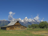 Buy Mormon Row Barn and a Bison, Jackson Hole, Grand Teton National Park, Wyoming, USA at AllPosters.com