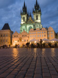 Old Town Square and the Church of Our Lady before Tyn, Old Town,Prague, Czech Republic