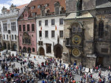 Town Hall Clock, Astronomical Clock, Old Town Square, Old Town, Prague, Czech Republic