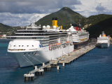 Cruise Ship Terminal, Wathey Pier, Philipsburg, St. Maarten, Netherlands Antilles, West Indies