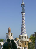 Parc Guell, Barcelona, Catalonia, Spain, Europe
