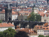 View of Charles Bridge, UNESCO World Heritage Site, Old Town, Prague, Czech Republic, Europe