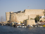 Fort, Boats and Harbour, Kyrenia, North Cyprus, Mediterranean, Europe
