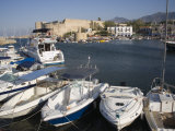 Fort, Boats and Harbour, Kyrenia, North Cyprus, Mediterranean, Europe