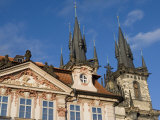 Kisky Palace, Old Town Square, Church of Our Lady before Tyn, Old Town, Prague, Czech Republic