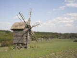 Windmill, Pirogov Village, Near Kiev, UKraine, Europe
