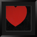 Buy Heart, c.1979 (Red on Black) at AllPosters.com