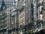 Calle Gran Via, Madrid, Spain, Europe
