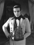The Eagle, Rudolph Valentino, On-Set with His Arm in a Sling after an Automobile Accident, 1925