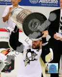 Sergei Gonchar Game 7 - 2008-09 NHL Stanley Cup Finals With Trophy