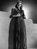 Buy Ann Sheridan Wearing Pleated Evening Gown Designed by Nate King, 1940 at AllPosters.com