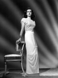 Buy Joan Bennett, Portrait Wearing a Formal Gown Designed by Hattie Carnegie at AllPosters.com