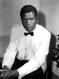 Buy Sidney Poitier, on the Set for the Film Mark of the Hawk, 1957 at AllPosters.com