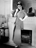 Buy Linda Darnell in Sequined Evening Gown, 1945 at AllPosters.com