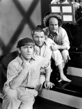 The Three Stooges, Moe Howard, Curly Howard, Larry Fine, c.1940s