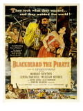 Blackbeard the Pirate, Keith Andes, Robert Newton, Linda Darnell, William Bendix, 1952