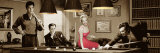 Legal Action: Presley, Monroe, Bogart und Dean beim Billard Kunstdruck