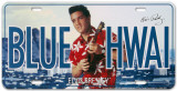Elvis Blue Hawaii License Plate