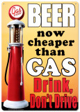 Beer now cheaper than gas .Drink, don't drive