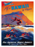 Fly To Hawaii by Clipper, Pan American World Airways c.1940s