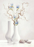 Willow Twigs with Blue Flowers