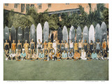 Duke Kahanamoku and Surfing Friends c.1930