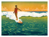 The Duke, Hawaiian Duke Kahanamoku Surfing c.1918