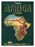 Buy Pan American Airways Africa, c.1949 at AllPosters.com