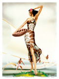 Buy Hawaiian Woman in Sarong at AllPosters.com