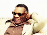 Ray Charles Backstage at Saturday Night Live, 1977 Premium Poster