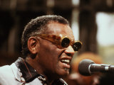 Ray Charles Performing Premium Poster
