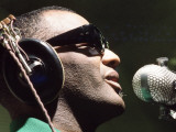 Ray Charles Taping a Coca-Cola Radio Commercial, 1967