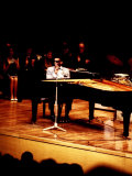 Ray Charles on Stage Premium Poster