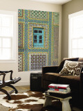 Tiling Round Blue Window, Shrine of Hazrat Ali, Mazar-I-Sharif, Afghanistan