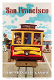 United Air Lines San Francisco, Cable Car c.1957