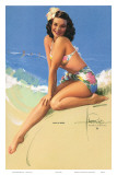 Sunny Skies, Pin-Up of Miss Hawaii 1950 Elsa Edsman, c.1953