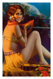 Starlight Wahine, Hawaiian Pin-up Girl, c.1920s