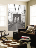 Manhattan and Brooklyn Bridge, New York City, USA Wall Mural