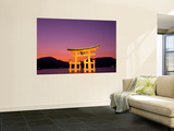 Miyajima Island, Itsukushima Shrine, Torii Gate, Night View, Honshu, Japan