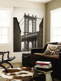 Manhattan Bridge and Empire State Building, New York City, USA