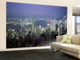Victoria Harbour and Skyline from the Peak, Hong Kong, China