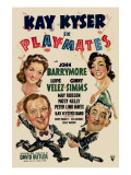 Playmates, Clockwise from Lower Left, Kay Kyser, Ginny Simms, Lupe Velez, John Barrymore, 1941