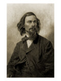 George Inness, American Landscape Painter. Engraving Based on a
