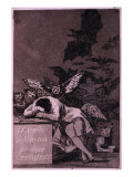 El Sueno De La Razon Produce Monstros, by Francisco Goya, 1868