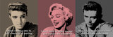 American Icons Triptych Kunstdruck