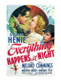 Everything Happens at Night, Robert Cummings, Sonja Henie, Ray Milland, 1939
