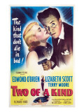 Two of a Kind, Lizabeth Scott, Edmond O'Brien, 1951