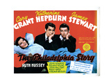 The Philadelphia Story, Katharine Hepburn, Cary Grant, James Stewart, 1940 Premium Poster