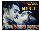 After Office Hours, Clark Gable, Constance Bennett, 1935