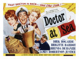 Doctor at Sea, Brigitte Bardot, Dirk Bogarde, Brenda De Banzie, James Robertson Justice, 1955